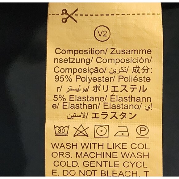 Men's Jogger Pants Pockets Side Zips Blue Size Medium - Picture 11 of 15